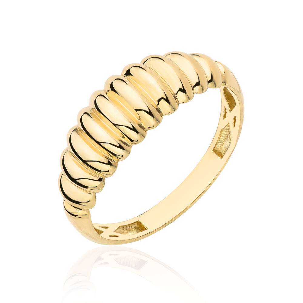 Inel Simplu Din Aur Galben 14K