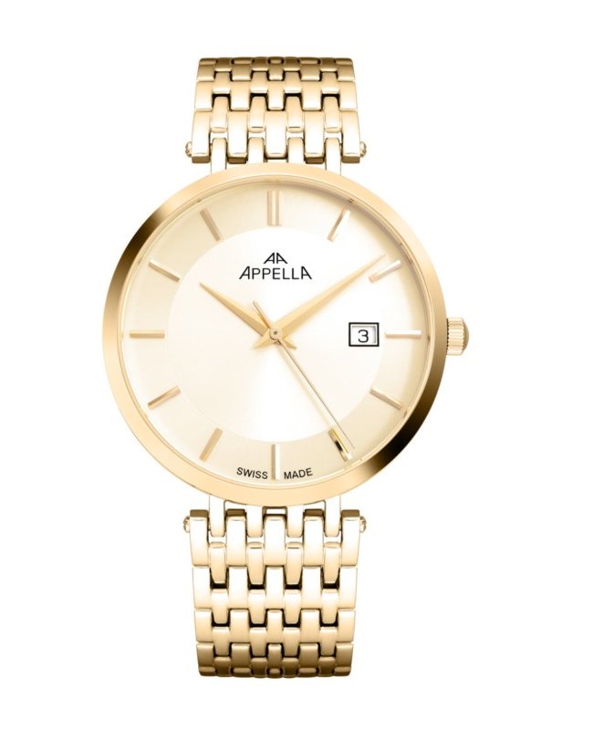 Ceas Appella, L12001.1111Q, 40 mm, gold