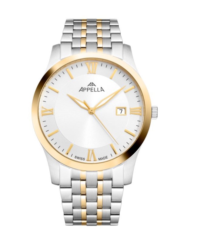 Ceas Appella, L12004.2163Q, 42 mm, silver - gold