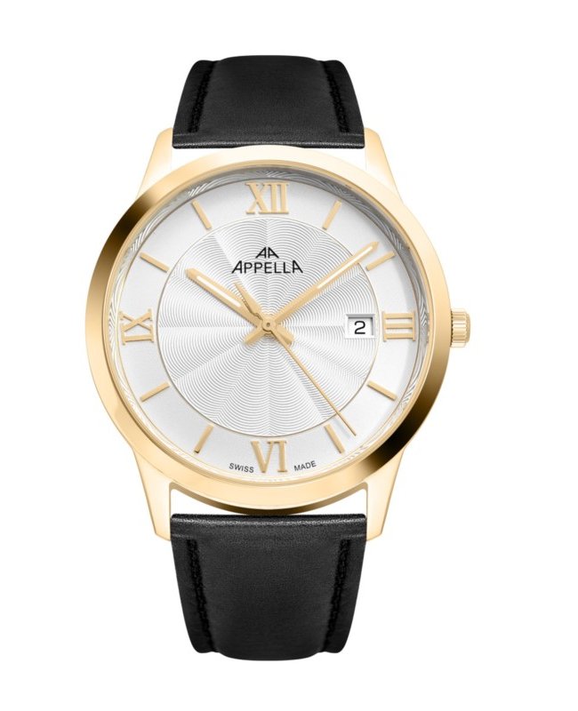 Ceas Appella, L12005.1263Q, 41 mm, gold