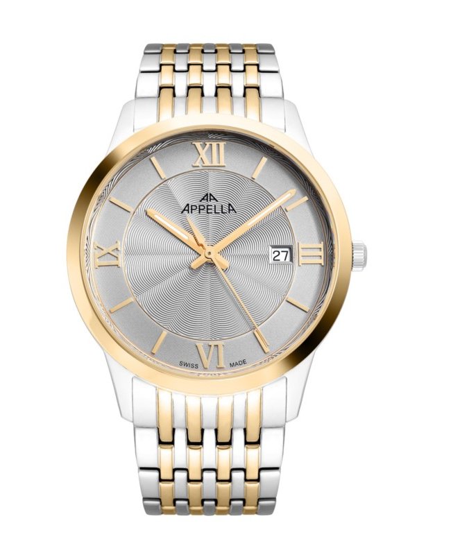Ceas Appella, L12005.2167Q, 41 mm, silver - gold