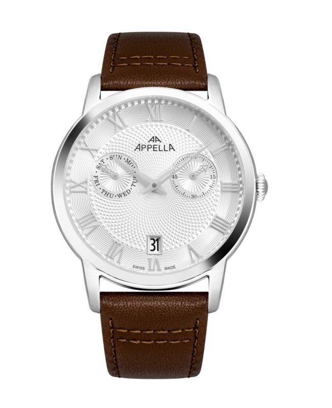 Ceas Appella, L70007.5B33QF, 43 mm, silver