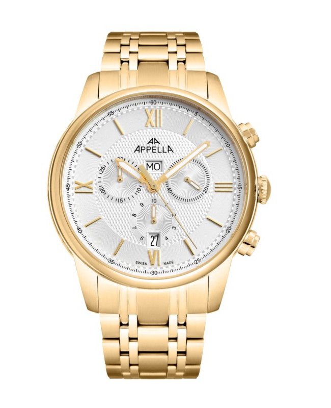 Ceas Appella, L70006.1163CH, 43 mm, gold