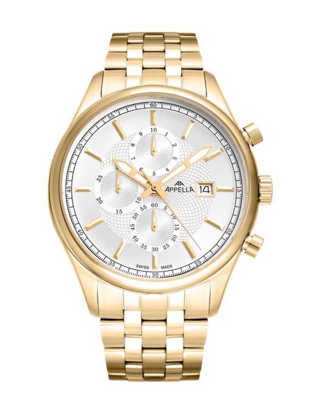 Ceas Appella, L70002.1113CH, 43 mm, gold
