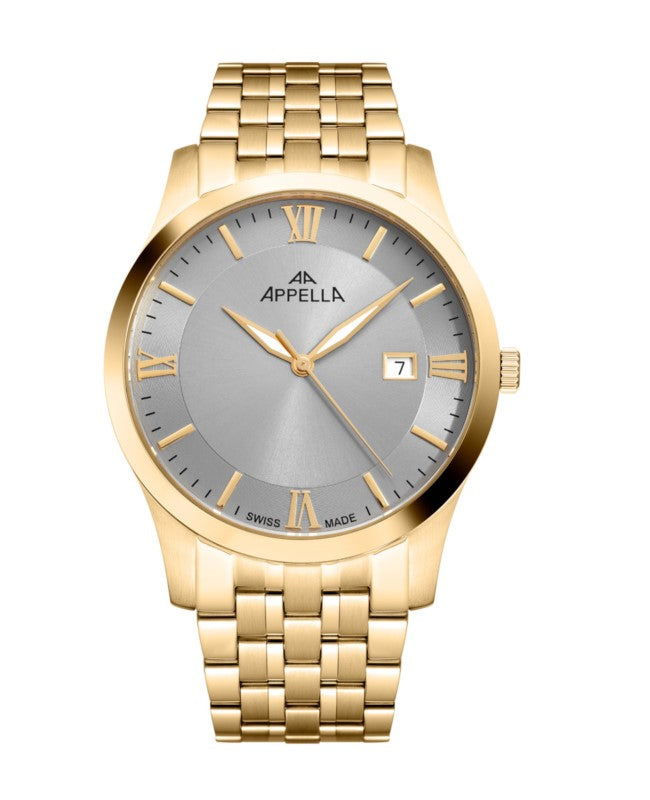 Ceas Appella, L12004.1167Q, 42 mm, gold