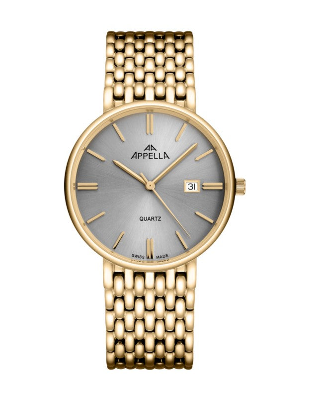 Ceas Appella, L12007.1117Q, 37,5 mm, gold