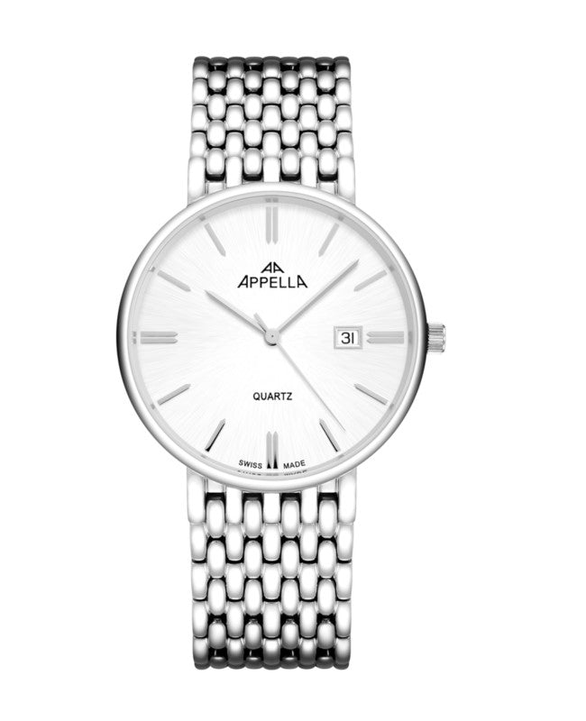 Ceas Appella, L12007.5113Q, 37,5 mm, silver