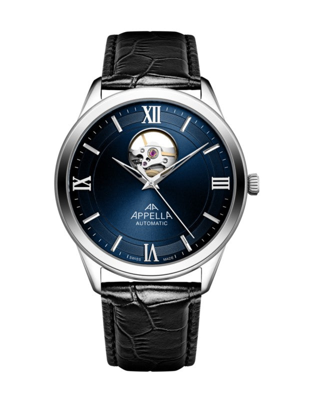 Ceas Appella, L70014.5265OA, 42 mm, silver, capac spate cu sticlă de safir antireflex