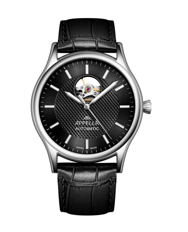 Ceas Appella, L70013.5214OA, 42 mm, silver, capac spate cu sticlă de safir antireflex