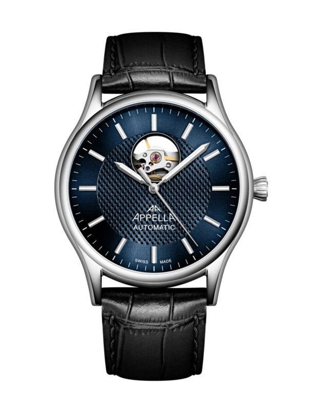 Ceas Appella, L70013.5215OA, 42 mm, silver, capac spate cu sticlă de safir antireflex