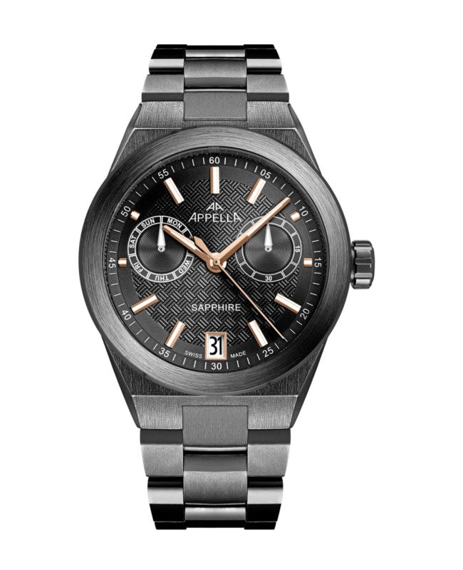 Ceas Appella, L70015.S1R6QF, 41 mm, gun
