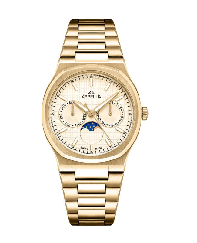 Ceas Appella, L32006.1111QF, 36,5 mm, gold