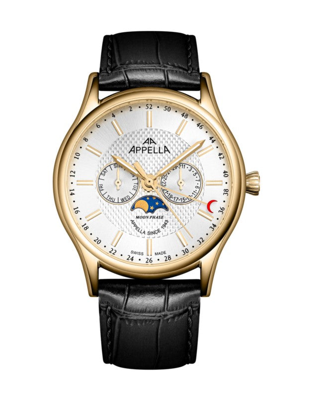 Ceas Appella, L70013.1213QF, 42 mm, gold