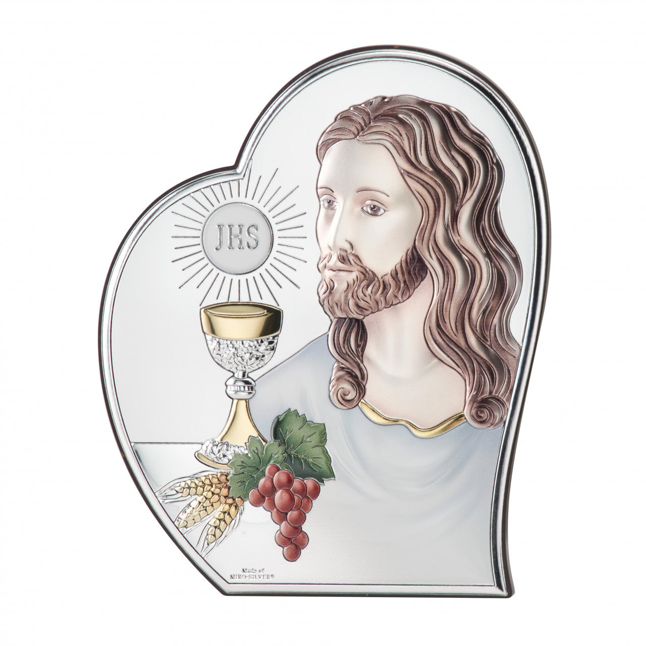 Tablou Iisus Hristos Argint 925 9x11cm Color