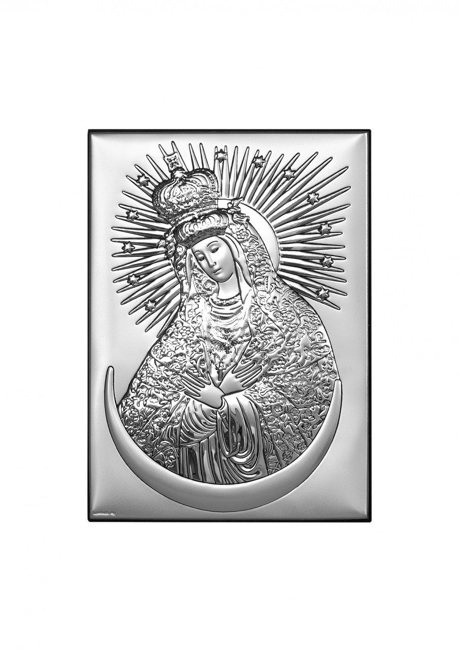 Tablou Maica Sfanta Argint 925 6x9cm