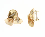 Cercei Florali Aur 14K