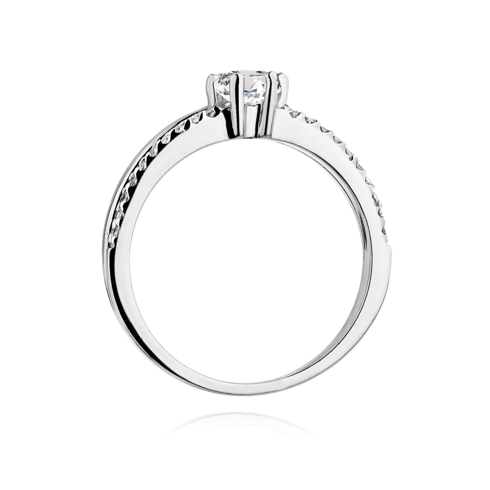 Inel Aur 14k cu Diamante 0.40 ct