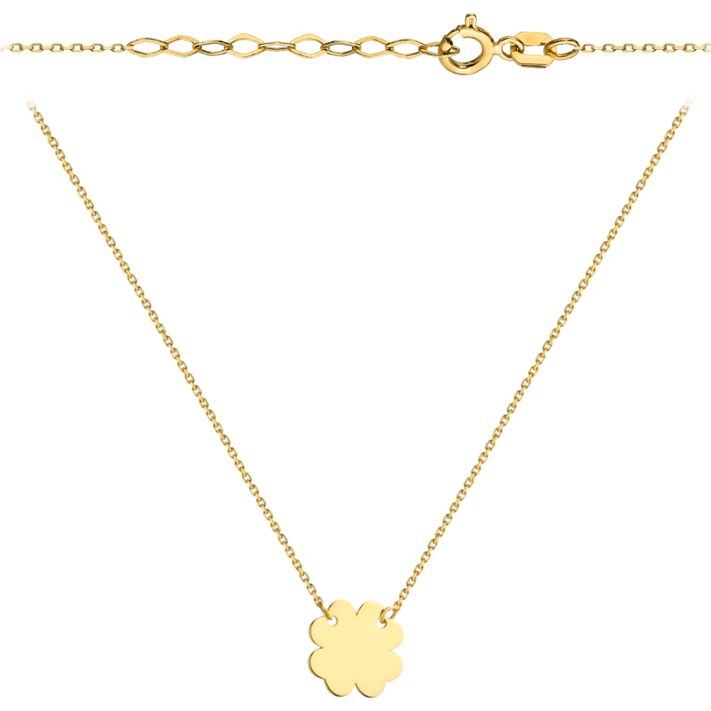 Colier Aur 14k cu Trifoi