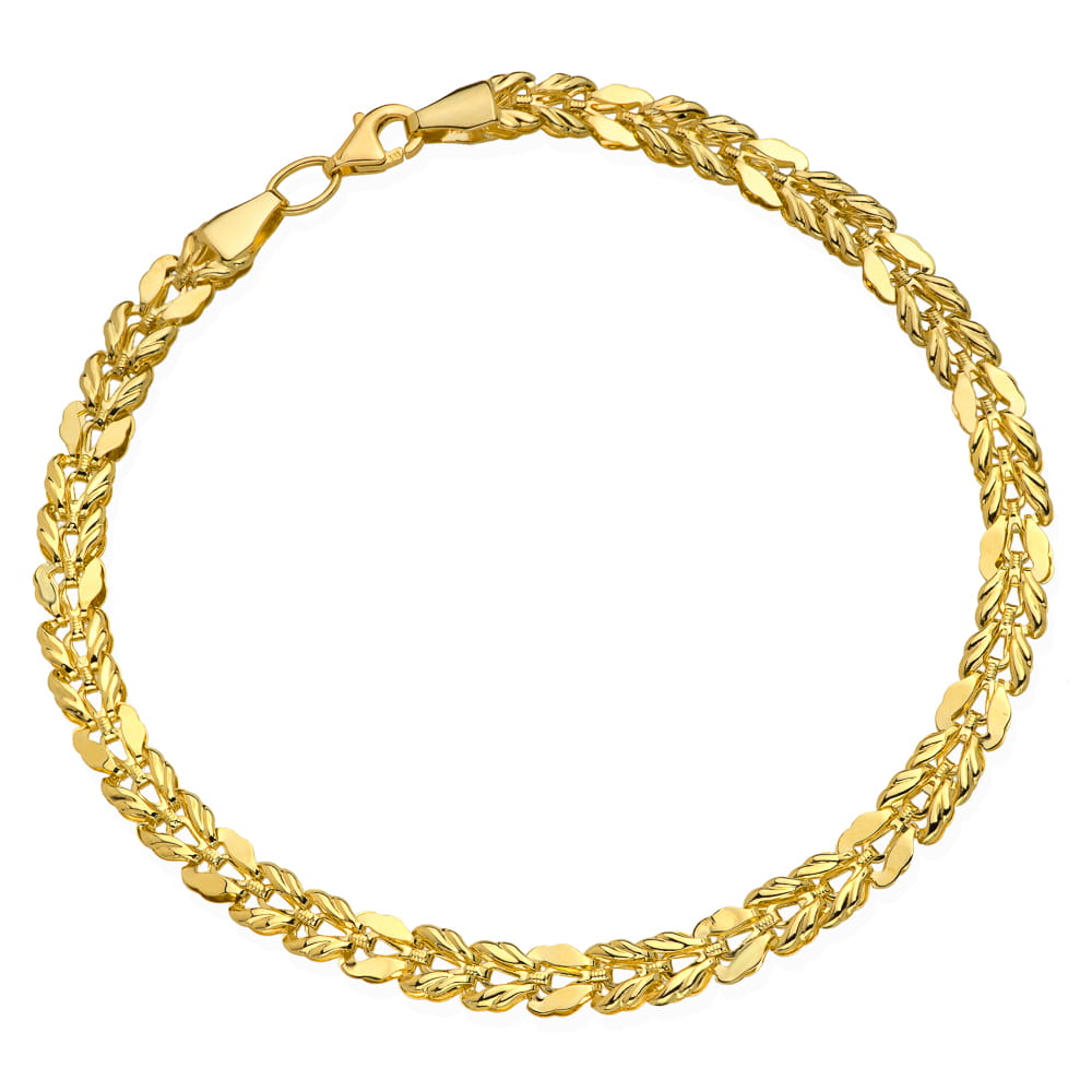 Brățară Împletită Din Aur 14K