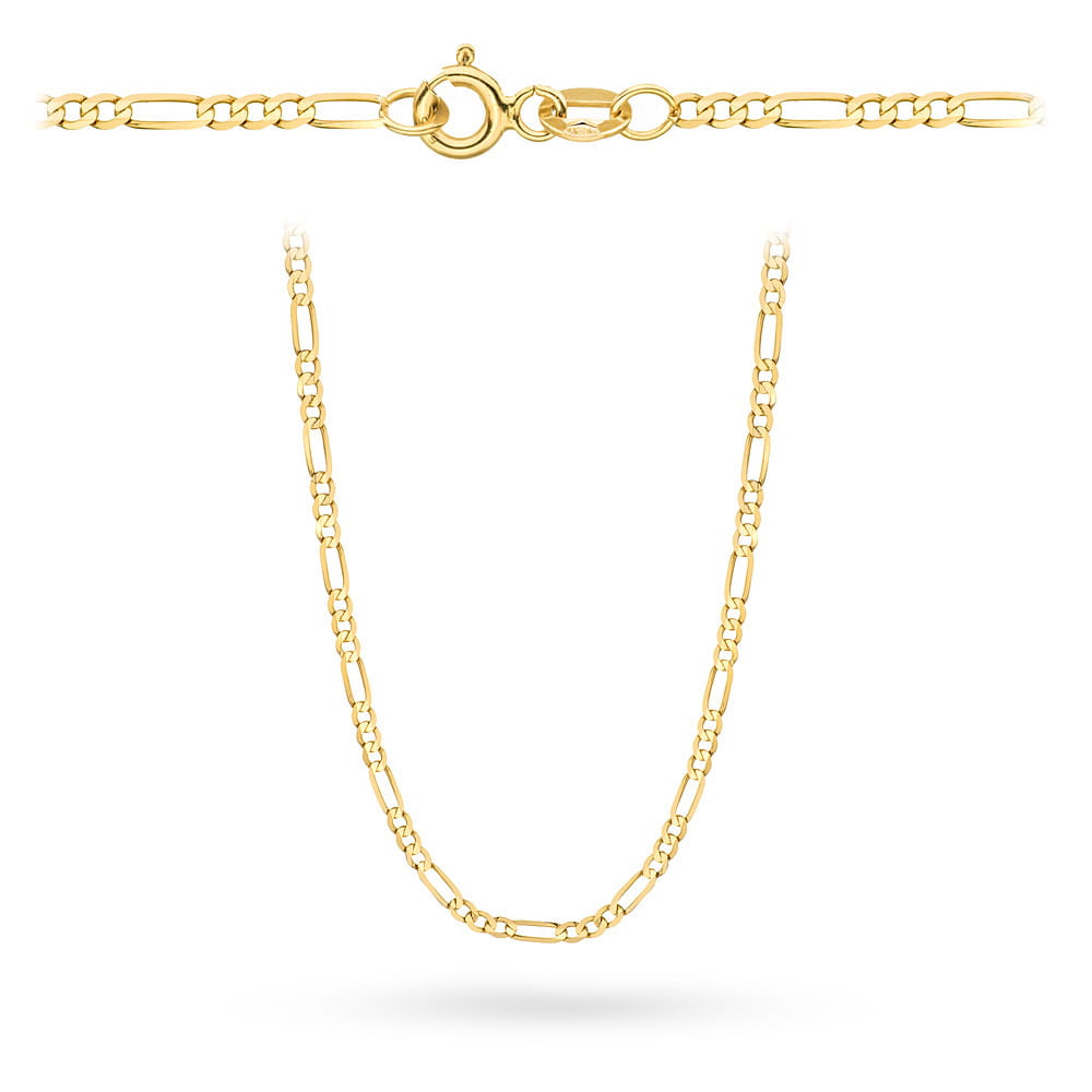 Lant Figaro Aur 14k, 50 cm