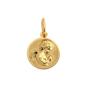 Pandantiv Aur 14k si Medalie cu Ingeras