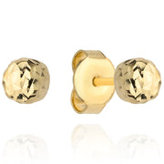 Cercei Aur 14k cu Bilute 4 mm