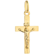 Cruciuliță Aur 14K cu Imaginea lui Iisus Hristos – Eleganță Divină