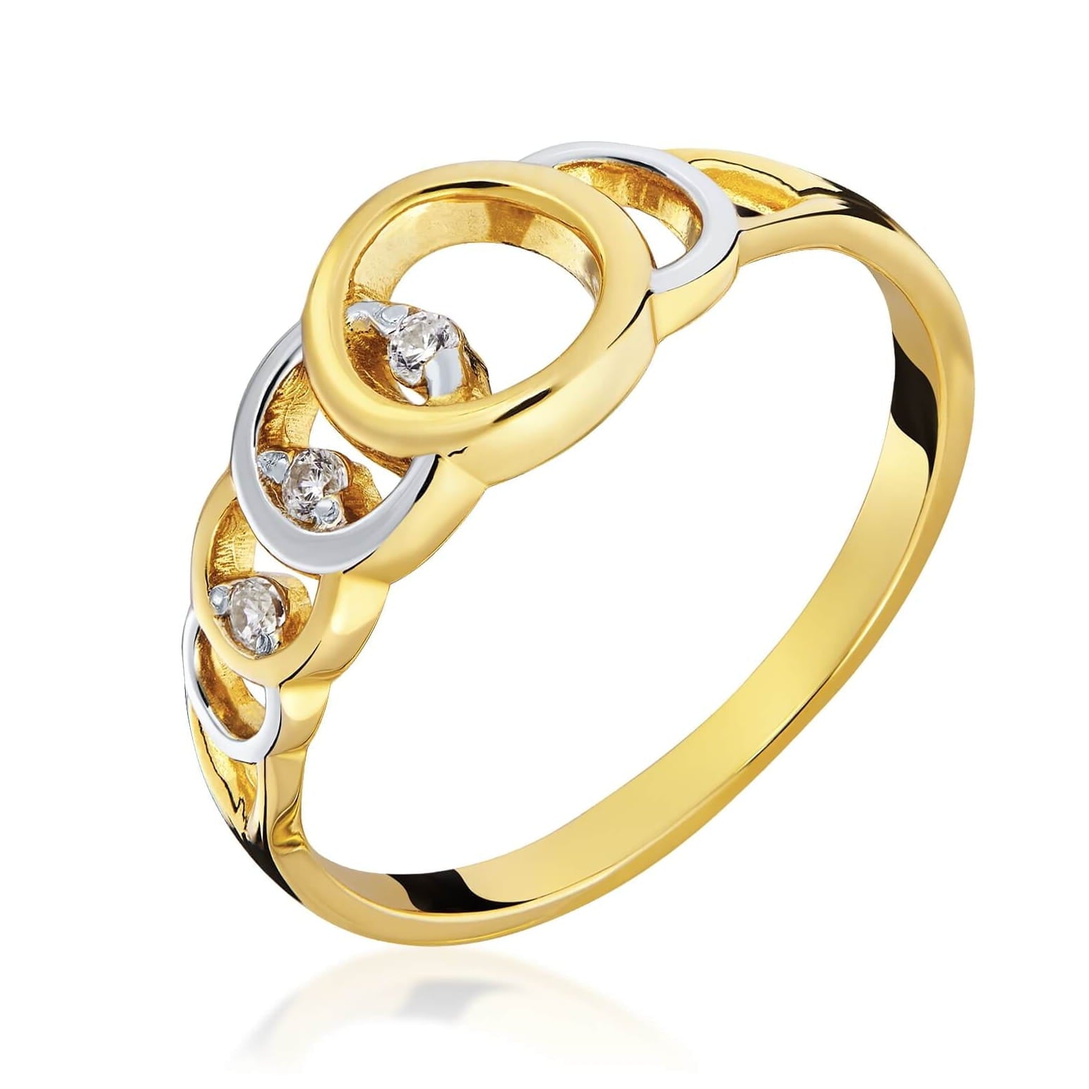 Inel Olimpia Aur 8K Cu Zirconiu - Eleganță Atemporală