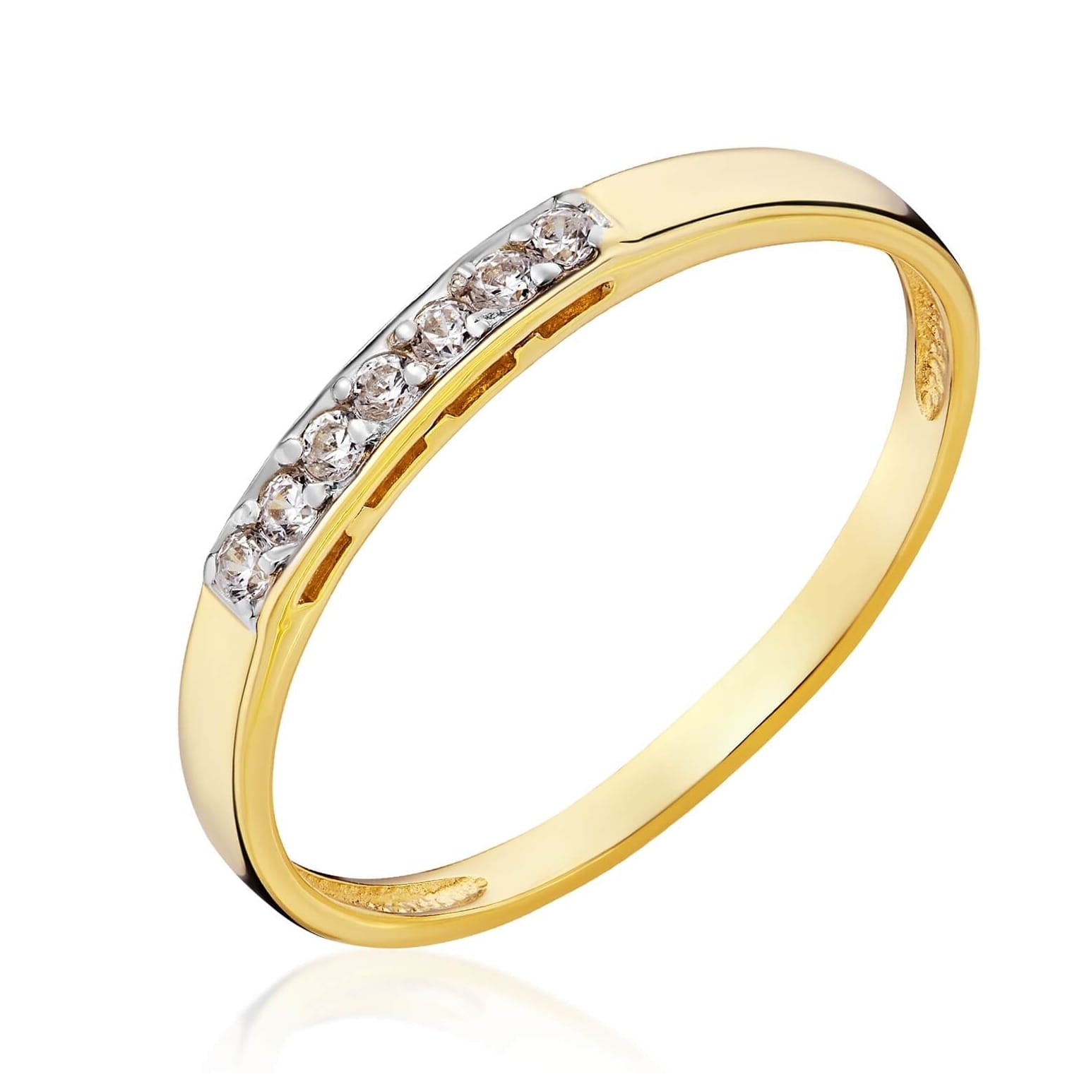 Inel Aur 8K cu Zirconii - Eleganță Strălucitoare