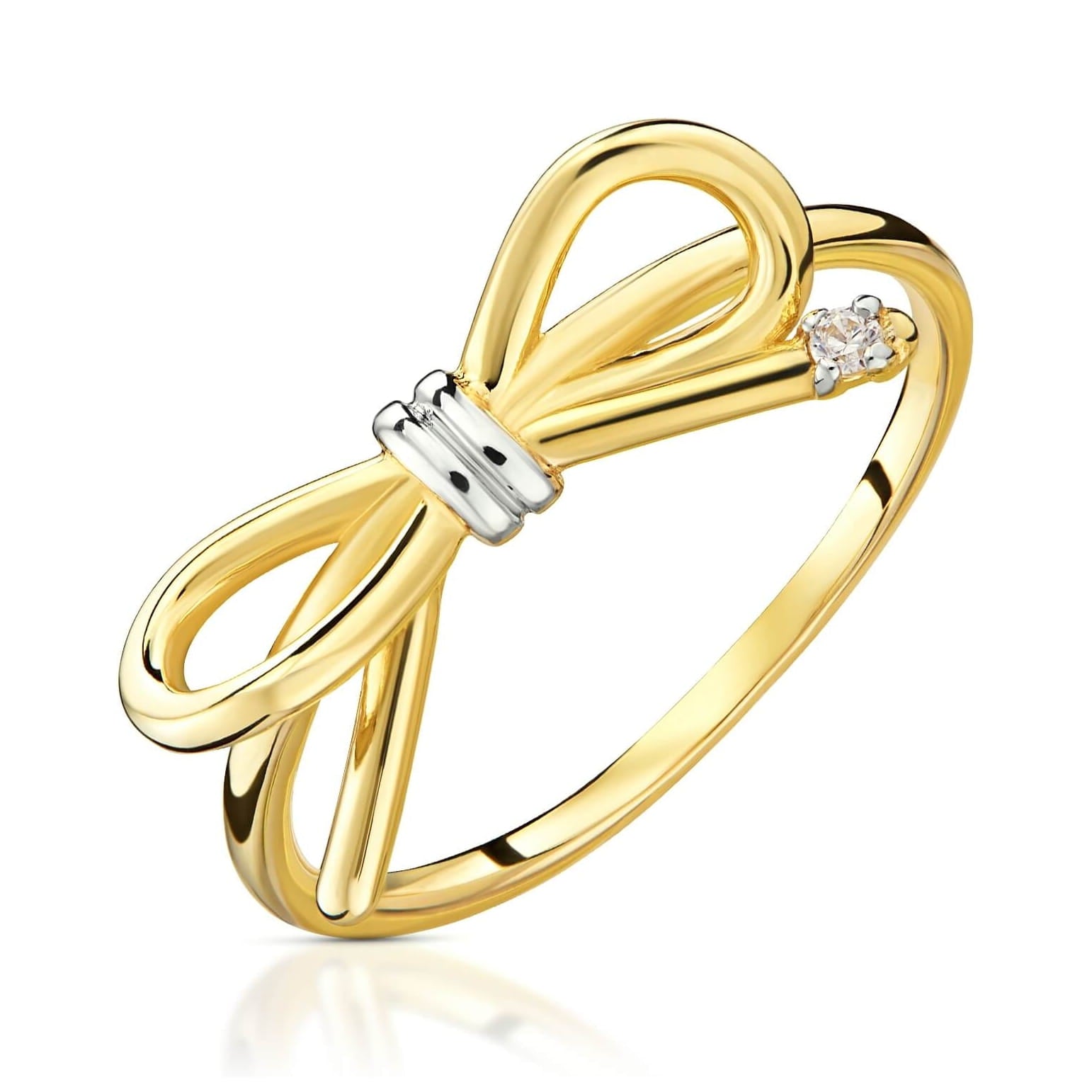 Inel Coquette de aur cu fundita pr. 333 1.950