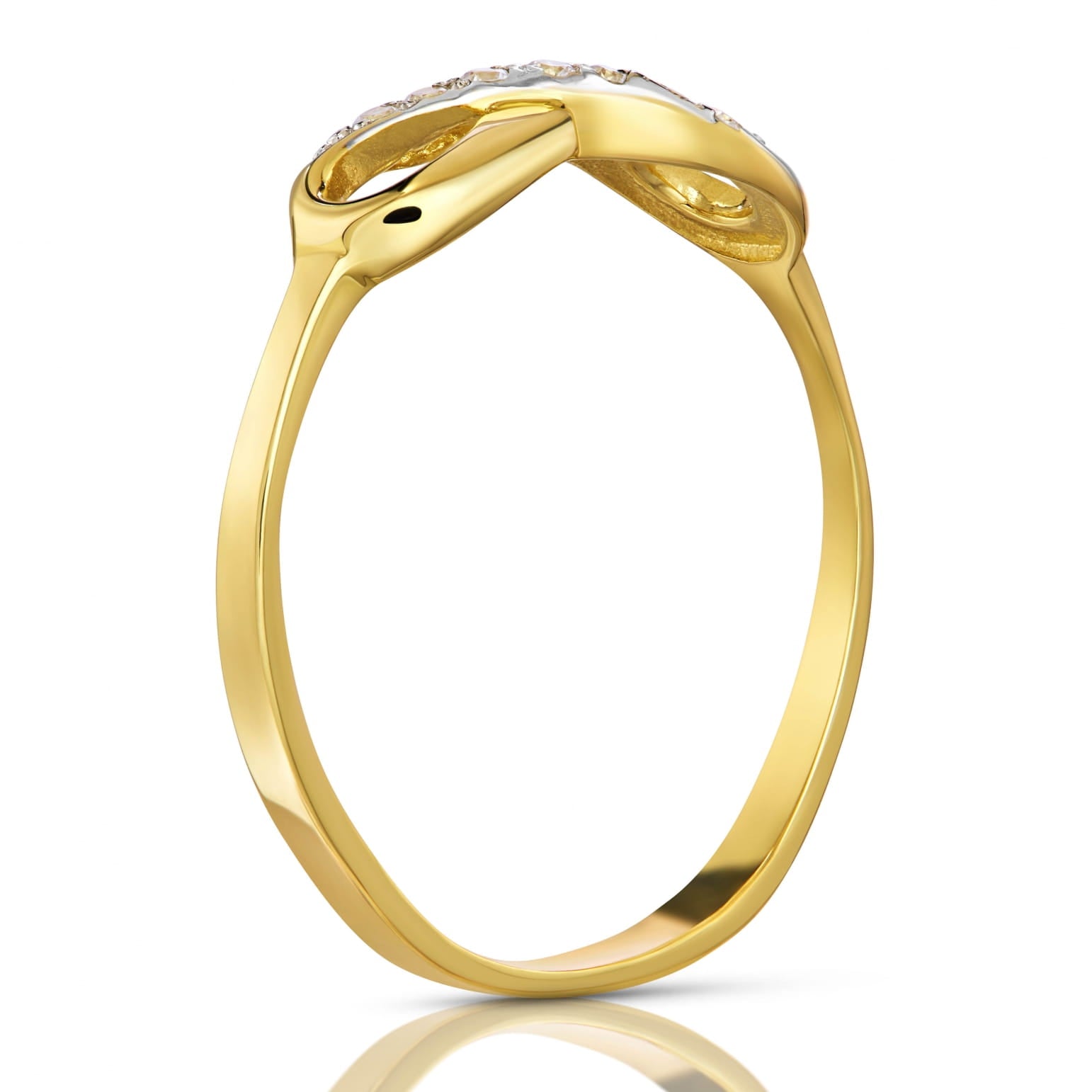 Inel Aur Infiniti Aur 8K - Design Modern cu Zirconiu