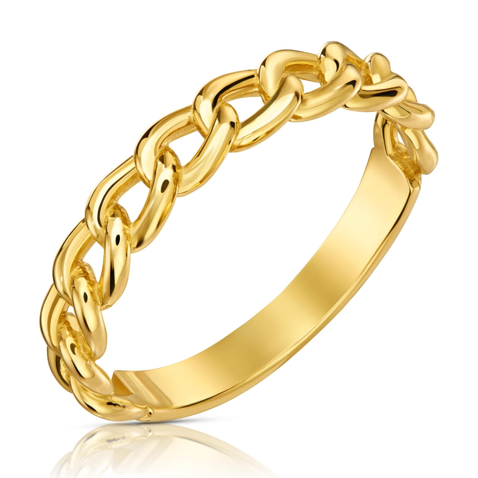 Inel aur 8K - CRAZY CHAIN