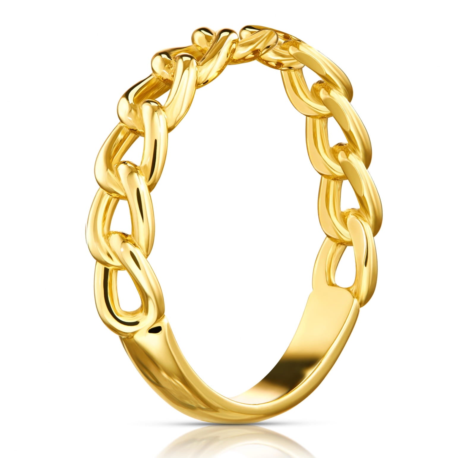 Inel aur 8K - CRAZY CHAIN