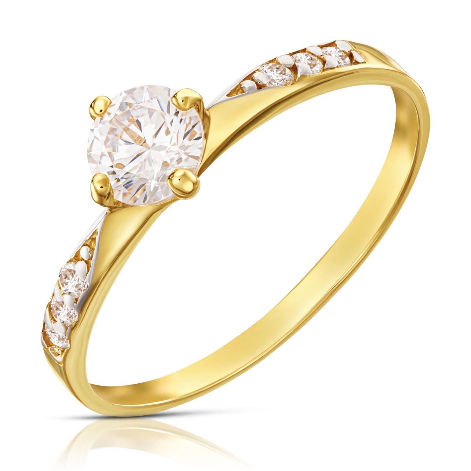 Inel Aur 8K cu Zirconiu Only One 3.1545