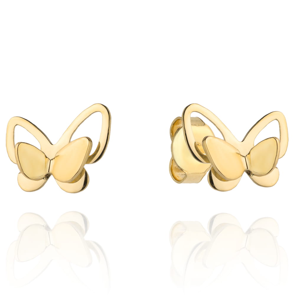 Cercei Fluture din Aur 14k
