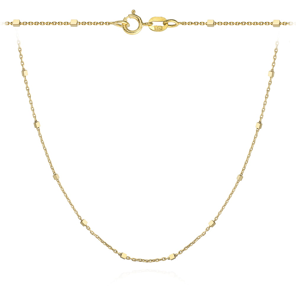 Colier cu Pandantiv Cub- Aur 14k