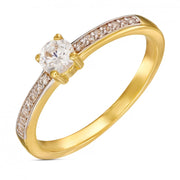 Inel Elegant din Aur 8K cu Zirconiu M.0257