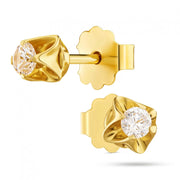 Cercei Delicați din Aur 8K cu Superbă Zirconiu