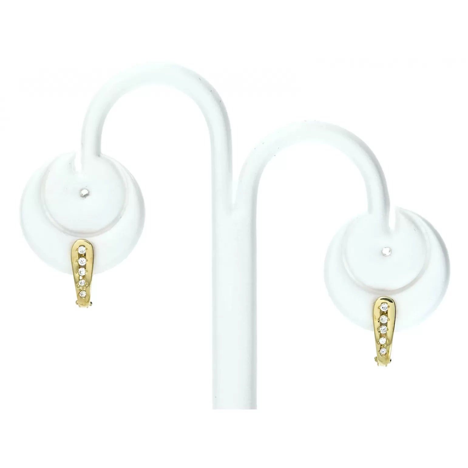 Cercei Aur 8K Delicati cu Zirconiu 3.2304