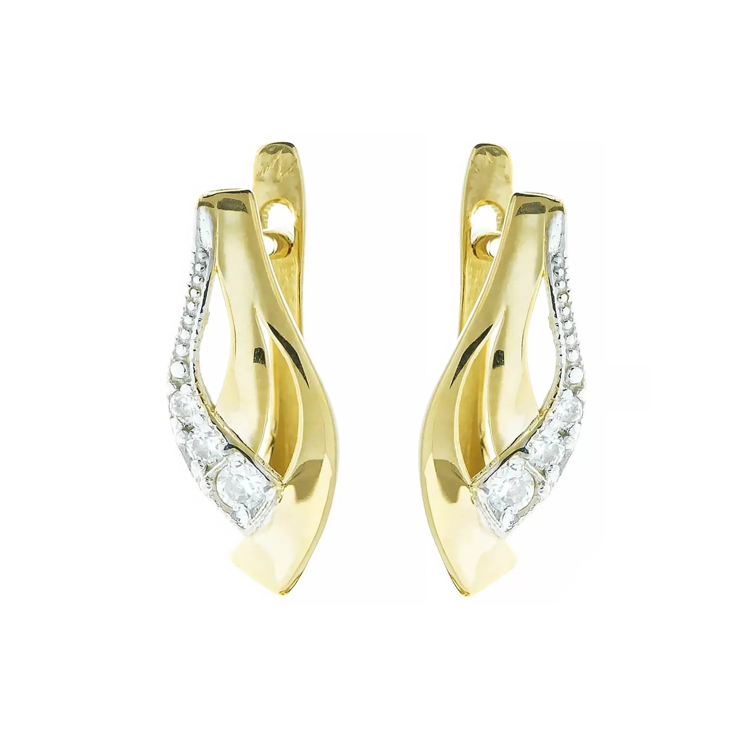 Cercei Aur 8K cu Zirconii