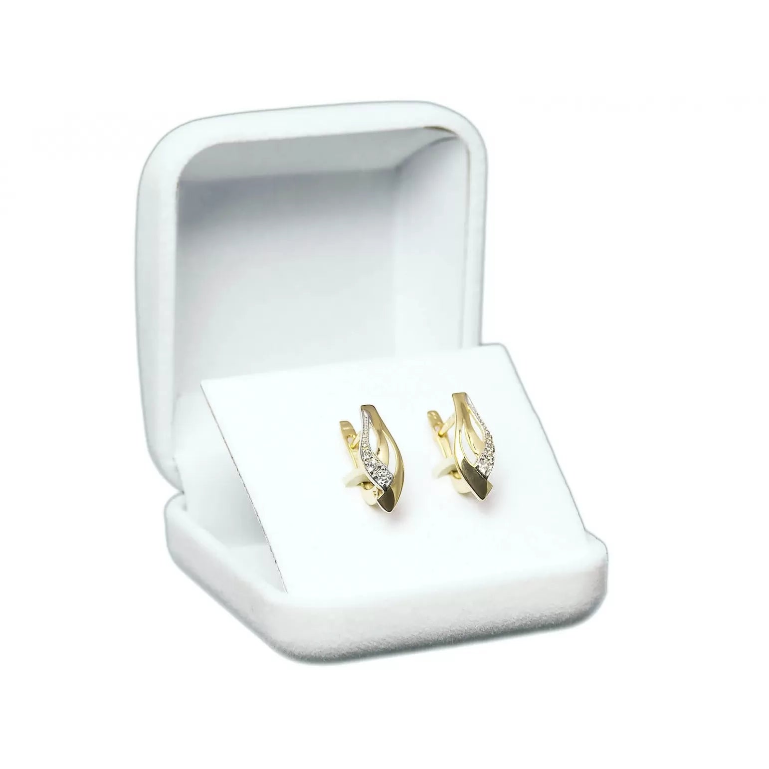 Cercei Aur 8K cu Zirconii