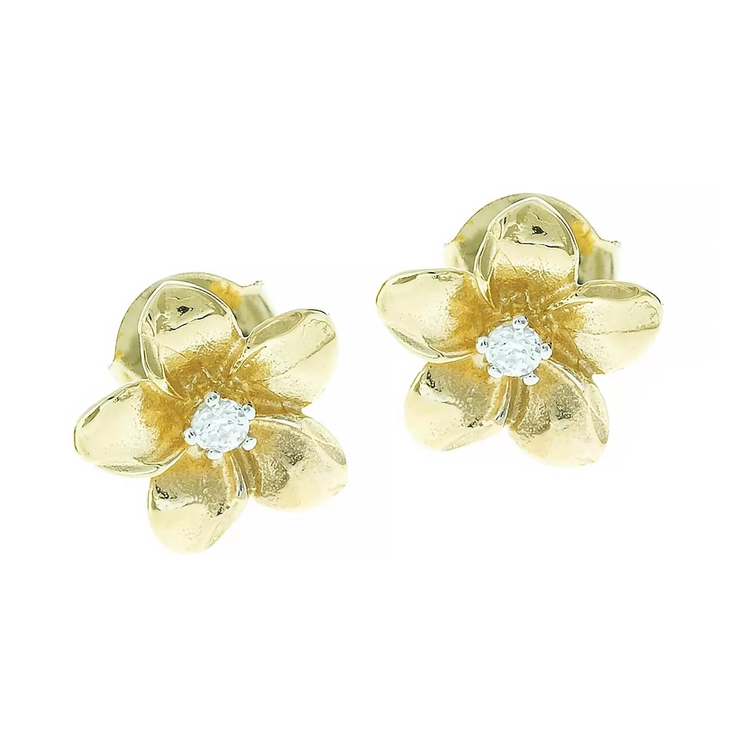 Cercei Aur 8K cu Zirconiu, Flori de Primăvară