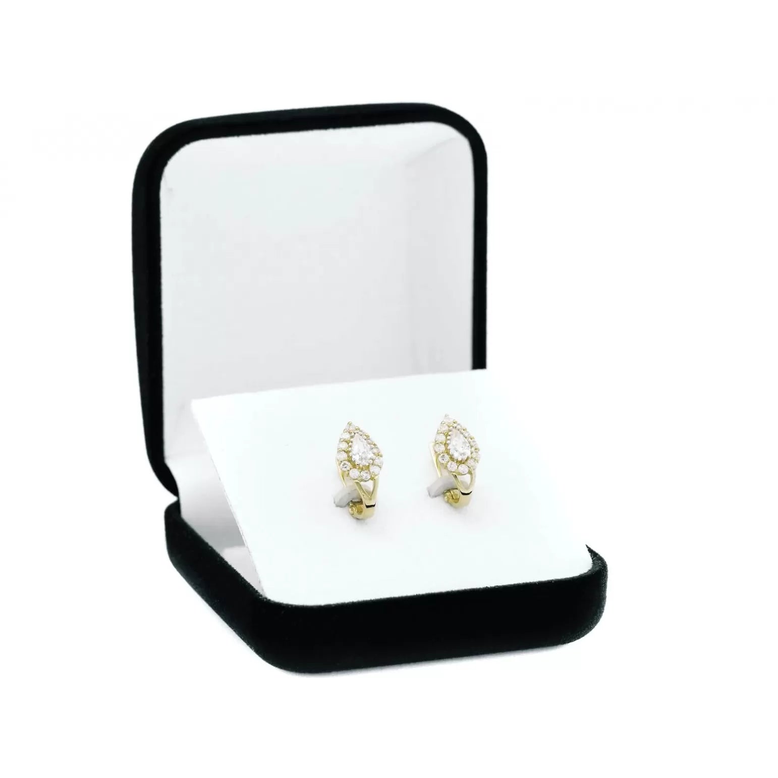 Cercei Aur 8K Rafinați cu Pietre Albe 3.2301