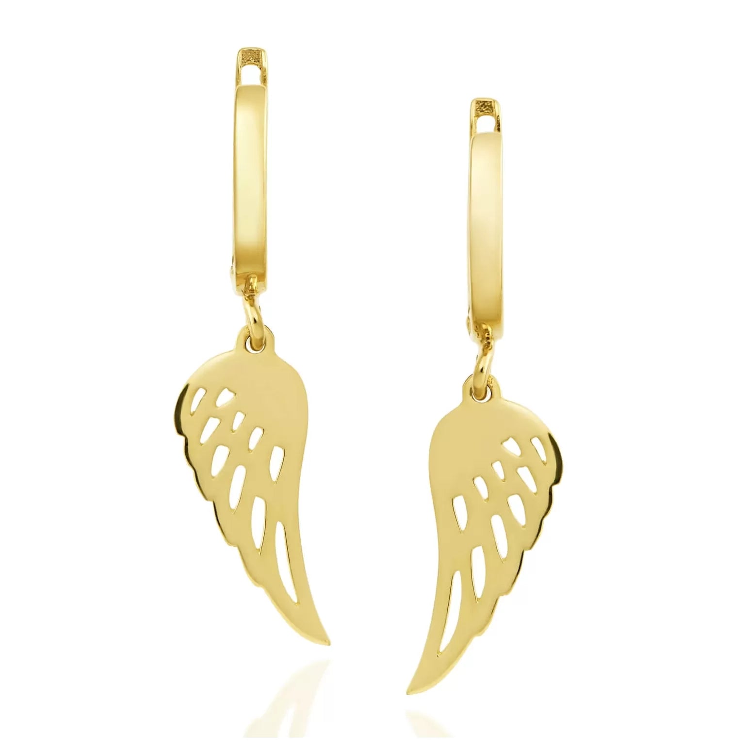 Cercei Aur 8K Pandantiv Aripi