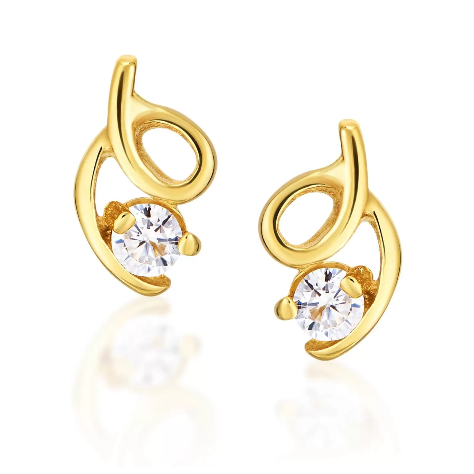 Cercei Aur 8K Zakręcone Little Things 2.1178