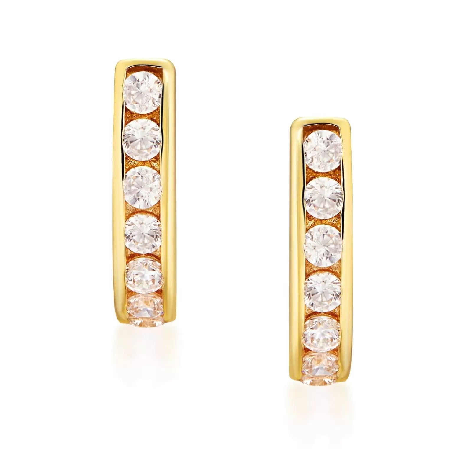 Cercei Aur 8K Dróżki Sparkle 1.141