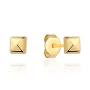 Cercei Aur 14k cu Model Patrat