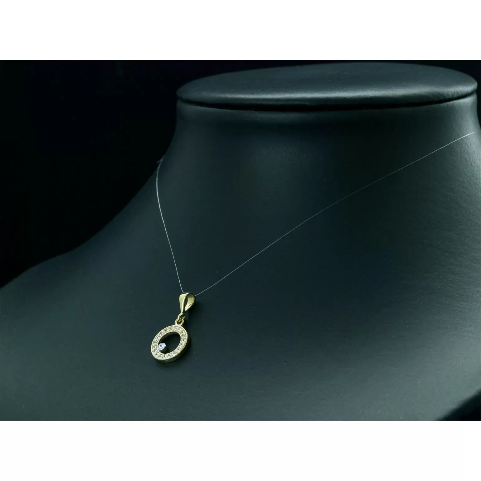 Pandantiv Aur 8K Cerc cu Zirconii