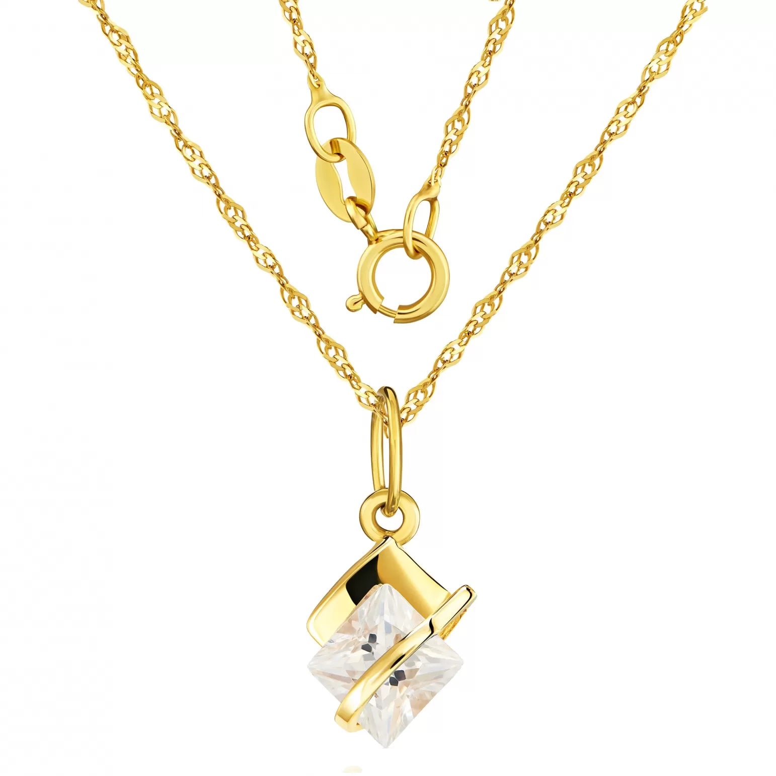 Pandantiv Aur 8K Delicat Model Bandă