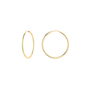 Cercei Creole Aur 14k, 2.5 cm